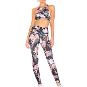 Spiritual gangster leggings bra tropics high vibe